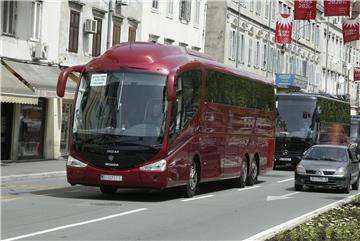 Rijeka: Prosvijed povremenih autobusnih prijevoznika