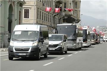 Rijeka: Prosvijed povremenih autobusnih prijevoznika