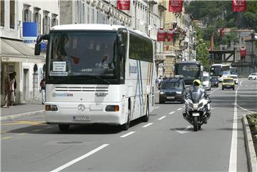 Rijeka: Prosvijed povremenih autobusnih prijevoznika