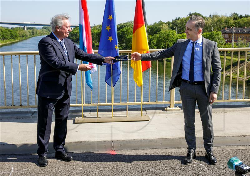 LUXEMBOURG GERMANY DIPLOMACY BORDER REOPENING