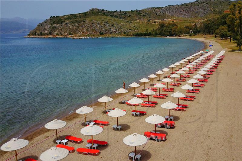 GREECE BEACH PANDEMIC CORONAVIRUS COVID19