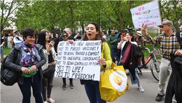 BRITAIN PROTEST PANDEMIC CORANAVIRUS COVID19