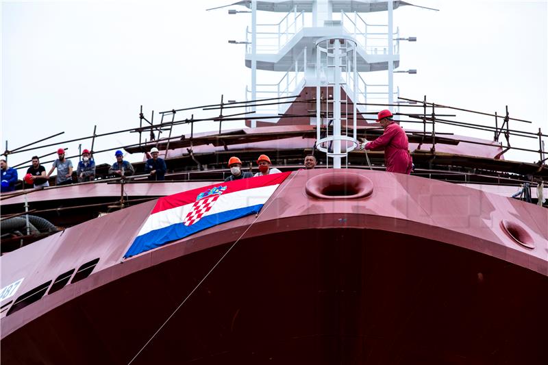 Polar expedition ship launched in Split