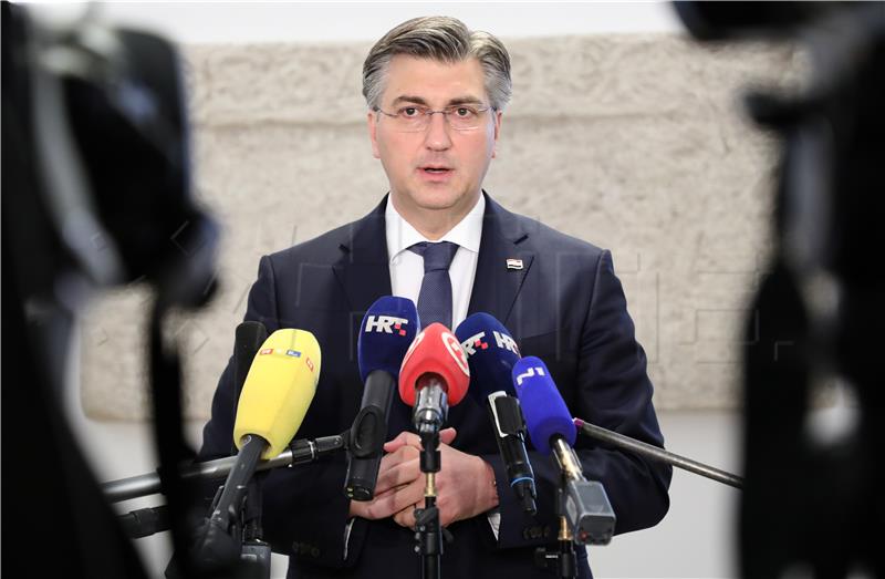 Plenkovic: HDZ bench confirms position on parliament dissolving