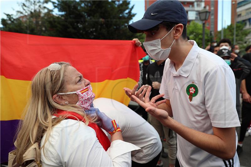 SPAIN PROTESTS PANDEMIC CORONAVIRUS COVID19