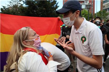 SPAIN PROTESTS PANDEMIC CORONAVIRUS COVID19