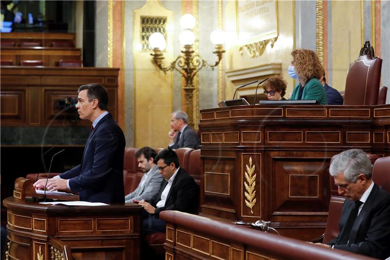 SPAIN PANDEMIC CORONAVIRUS PARLAMENT