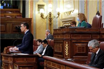 SPAIN PANDEMIC CORONAVIRUS PARLAMENT