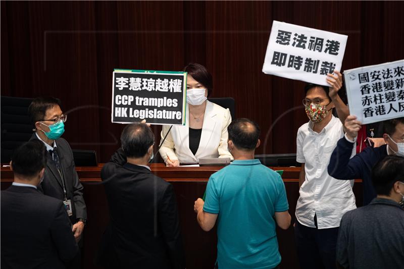 CHINA HONG KONG SECURITY LAW PROTEST