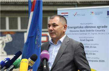 Konferencija za medije povodom energetske obnove OŠ Dobriše Cesarića