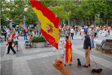 SPAIN PROTEST PANDEMIC CORONAVIRUS COVID19