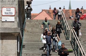 Zagreb: Subotnje prijepodne u centru grada