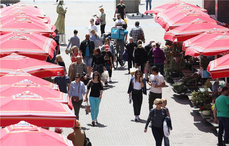 Zagreb: Subotnje prijepodne u centru grada