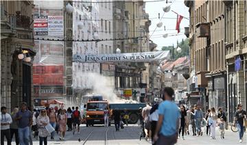 Zagreb: Subotnje prijepodne u centru grada