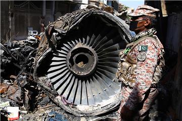 PAKISTAN PIA PLANE CRASH AFTERMATH