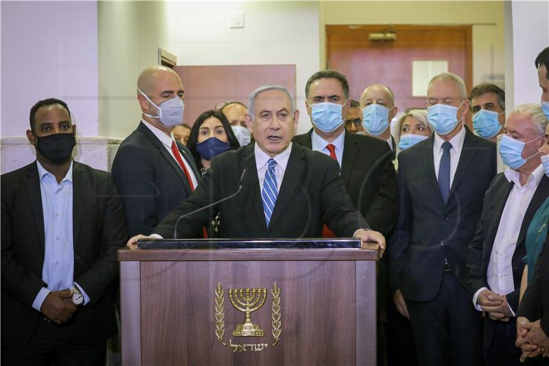 ISRAEL GOVERNMENT TRIAL CORRUPTION NETANYAHU