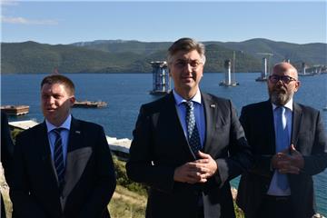 Plenkovic: Peljesac Bridge will ensure Croatia's territorial connectivity forever