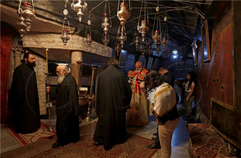 MIDEAST PALESTINIANS BELIEF NATIVITY CHURCH REOPENING