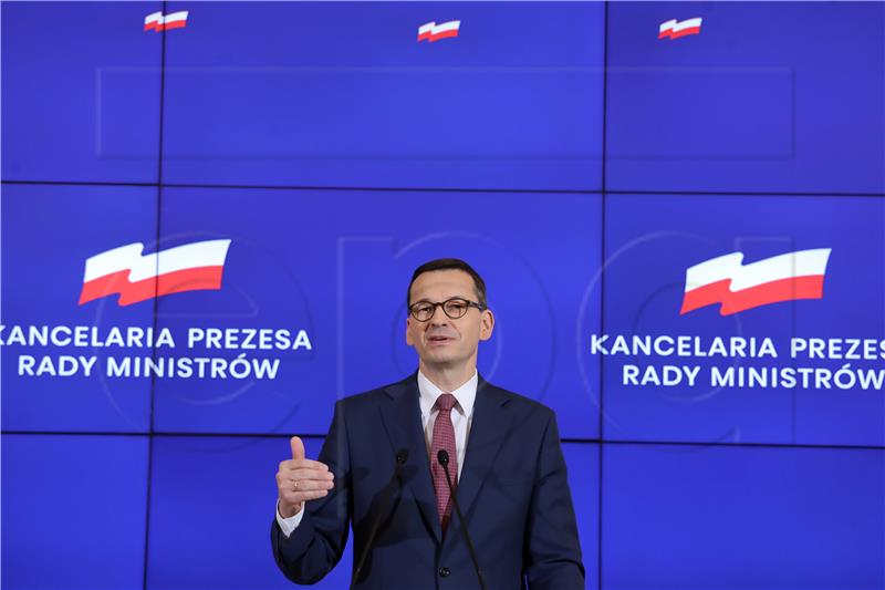 POLAND POLISH PRIME MINISTER PRESS CONFERENCE