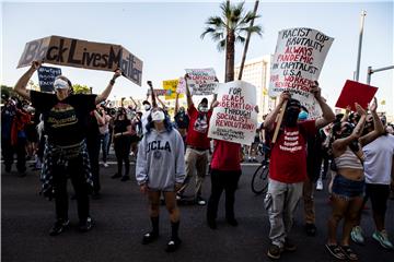 USA LOS ANGELES GEORGE FLOYD DEATH PROTEST