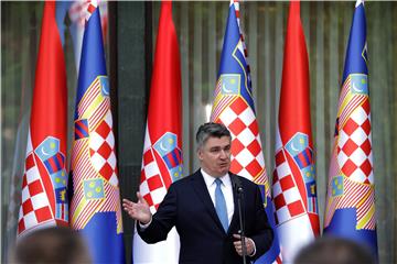 Predsjednički prijam u prigodi Dana hrvatske vojske i Dana hrvatske kopnene vojske