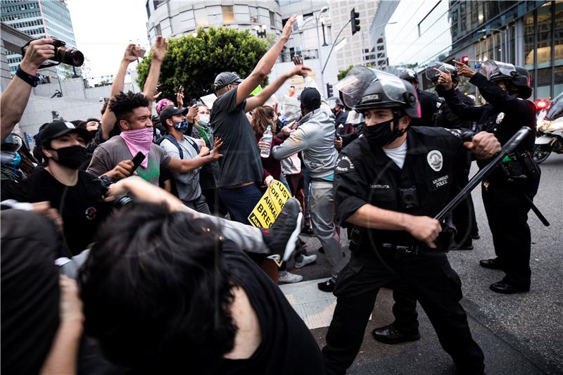 USA LOS ANGELES GEORGE FLOYD DEATH PROTEST