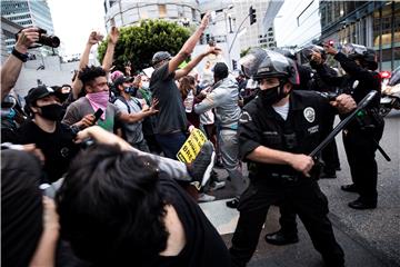 USA LOS ANGELES GEORGE FLOYD DEATH PROTEST