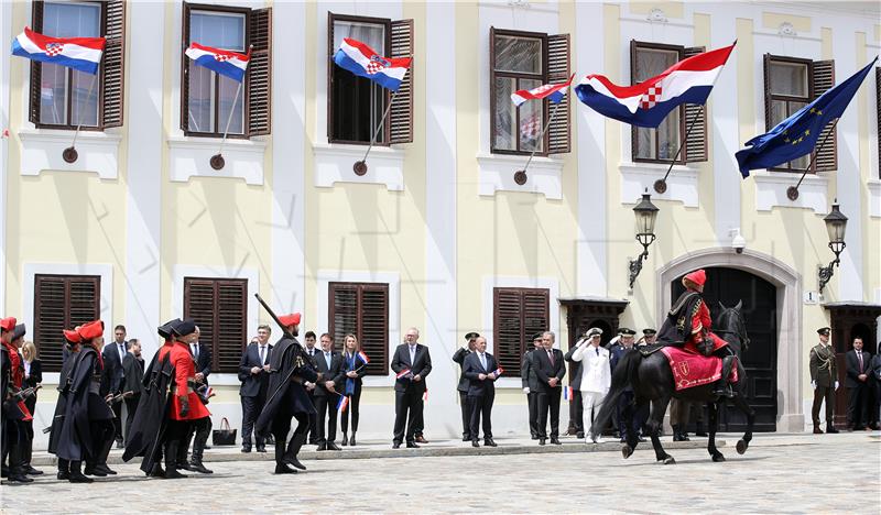 Dan državnosti: Svečanost na Trgu svetog Marka