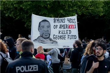 Protests over George Floyd's death in Berlin