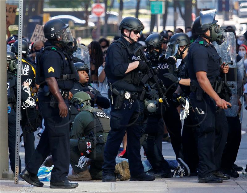 USA DALLAS GEORGE FLOYD DEATH PROTEST