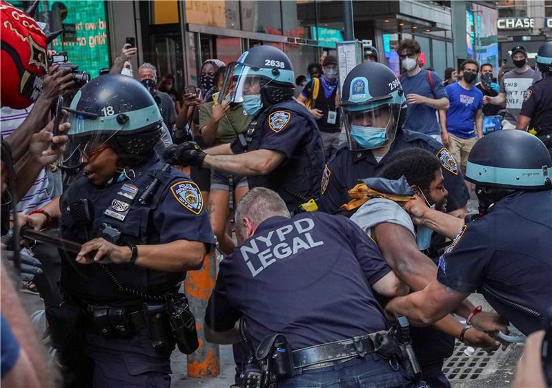 epaselect USA NEW YORK GEORGE FLOYD DEATH PROTEST