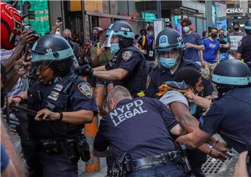 epaselect USA NEW YORK GEORGE FLOYD DEATH PROTEST