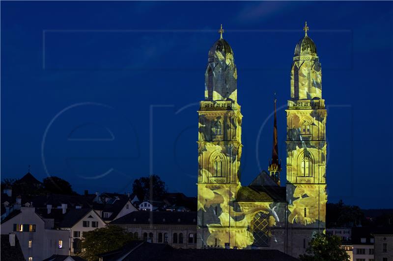 SWITZERLAND GREAT MINSTER ILLUMINATION