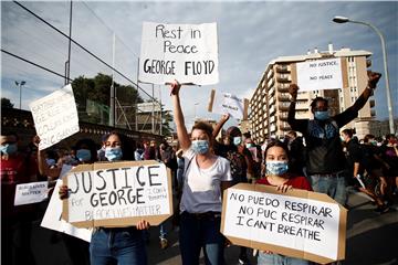 SPAIN PROTEST GEORGE FLOYD