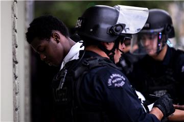 USA LOS ANGELES GEORGE FLOYD DEATH PROTEST