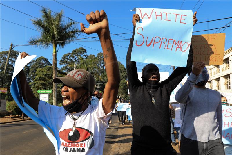 KENYA USA GEORGE FLOYD DEATH PROTEST