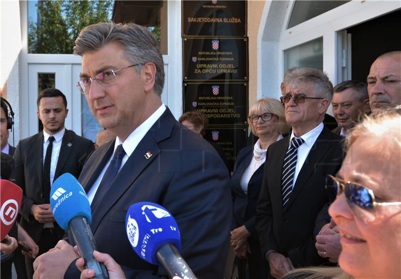 Plenkovic: Gov't wants balanced regional development in Croatia 