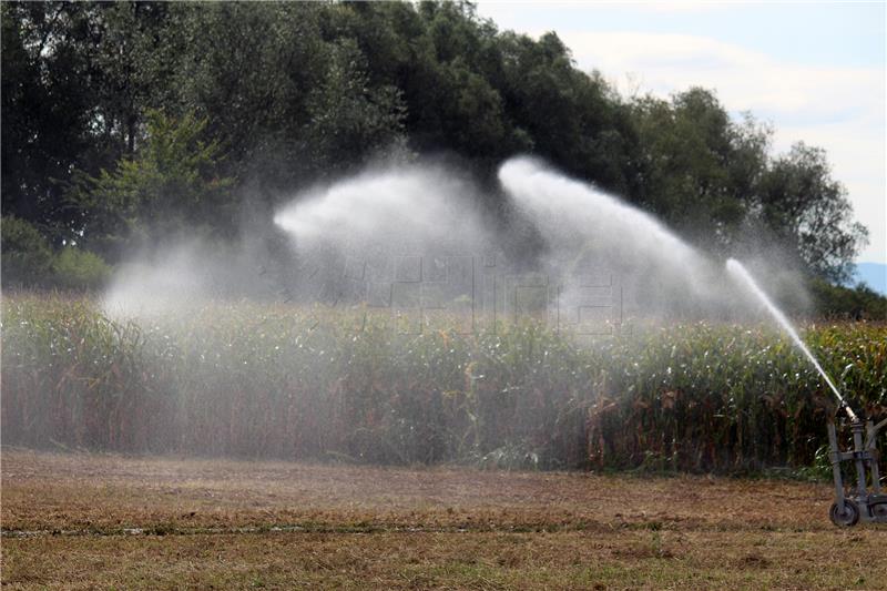 Croatia irrigates just 2.5% of arable land