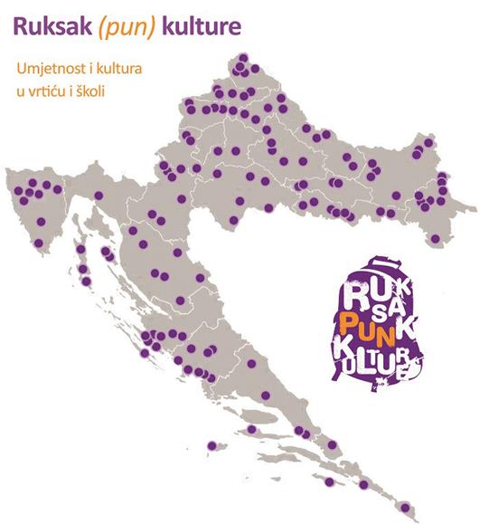 Ministarstvo kulture u rujnu nastavlja program "Ruksak (pun) kulture"