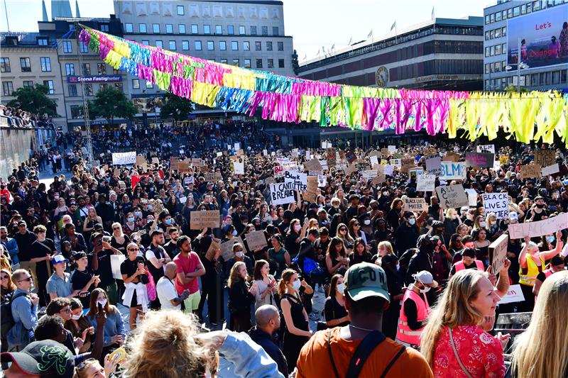 SWEDEN SILENT PROTEST BLACK LIVES MATTER