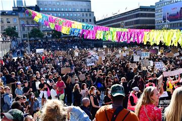 SWEDEN SILENT PROTEST BLACK LIVES MATTER