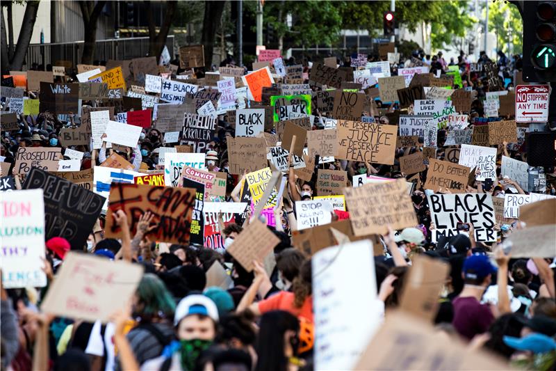 USA GEORGE FLOYD DEATH PROTEST