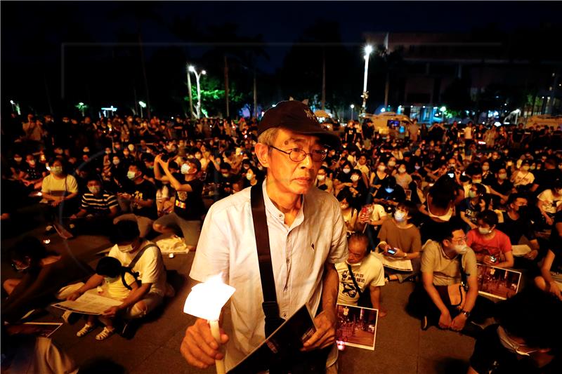 TAIWAN TIANANMEN MASSACRE COMMEMORATION