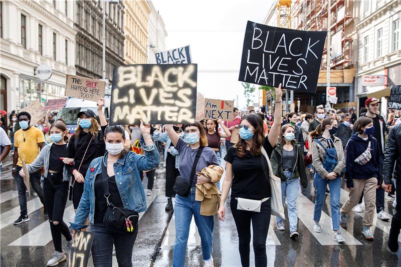 AUSTRIA PROTEST GEORGE FLOYD KILLING RACISM