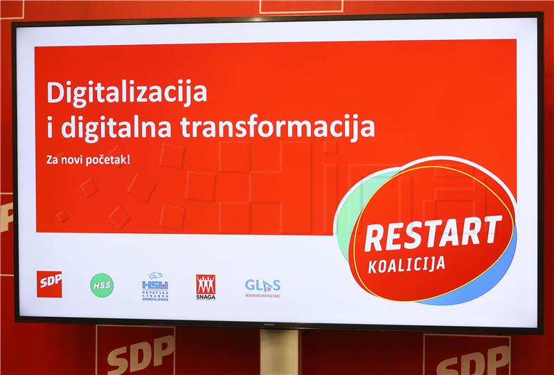 Restart koalicija predstavila je Strategiju digitalne transformacije Hrvatske