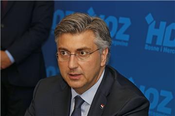 Plenković: Protiv toga sam da se diže žica između Hrvatske i BiH