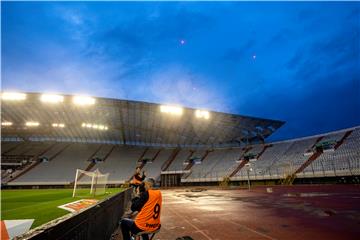 Utakmica Prve HNL između HNK Hajduk i NK Inter Zaprešić