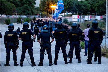 Utakmica Prve HNL između HNK Hajduk i NK Inter Zaprešić