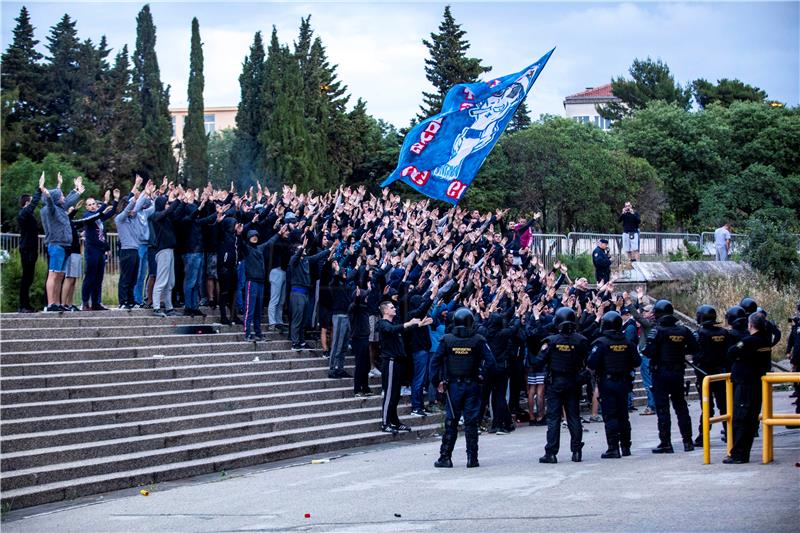 Utakmica Prve HNL između HNK Hajduk i NK Inter Zaprešić