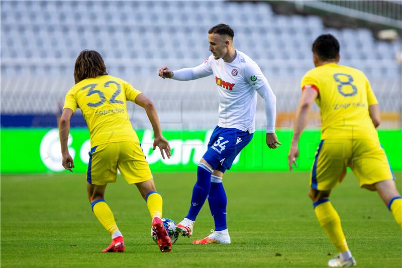 Utakmica Prve HNL između HNK Hajduk i NK Inter Zaprešić